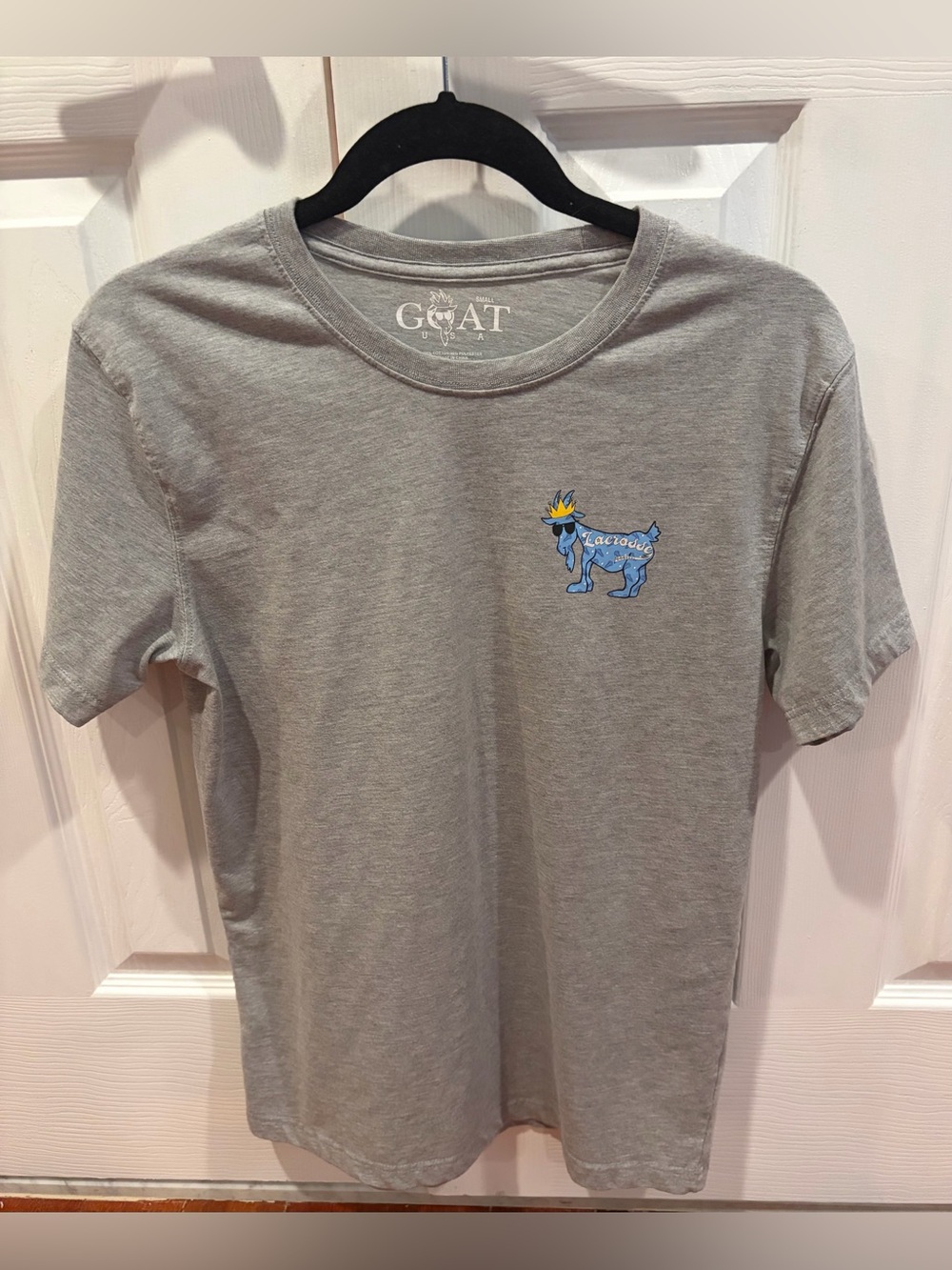 Goat USA Gray Lacrosse Shirt - Small